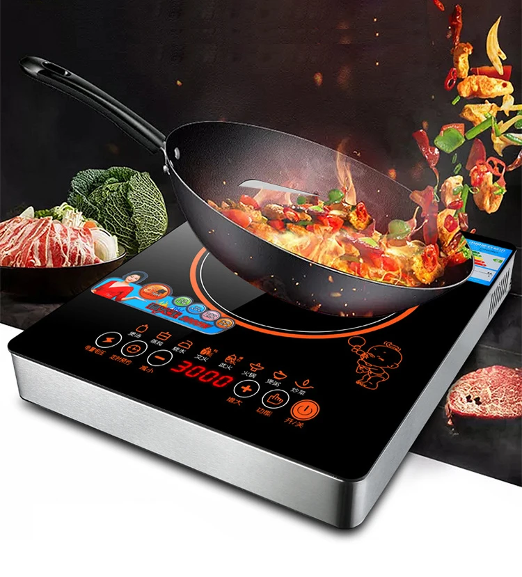 Household Induction Cooker 3000w Large Power Household Electric Stove Hot Pot Cooking Stove Kitchen Stir Fried Cooktop Ps 30 Induction Cookers Aliexpress