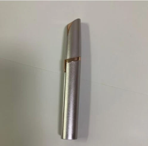 Бритва для лица, бровей, бритва, безболезненный портативный эпилятор для бритья, триммер для бровей с usb-кабелем - Цвет: rose gold