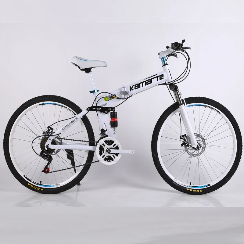 Cheap 26inch folding mountain bike 6 knife wheel and 3 knife wheel mountain bike 21 speed double disc brakes bicycle 20