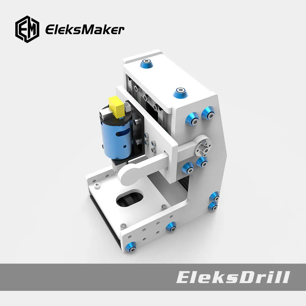 

EleksMaker® EleksDrill Mini Bench Drill Desktop Manual Press Stand Drilling Milling Machine Variable Speed Control