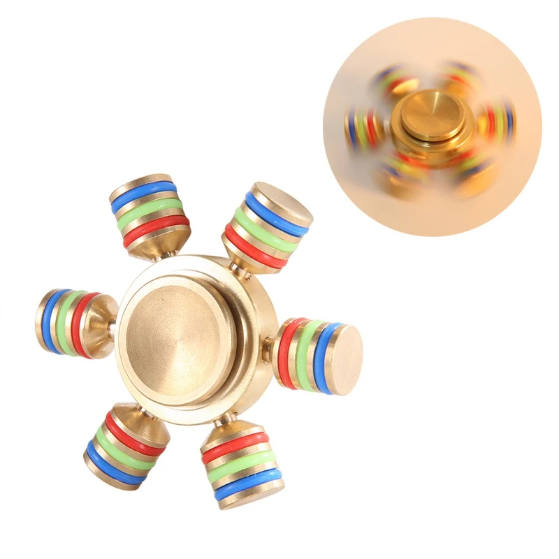 Fidget Spinner Finger Brass hand Spinner EDC Sensory Cent Decorate finger spinner metal For Autism ADHD Adult Anti Stress Toy 07 Fidget Spinner Finger Brass hand Spinner EDC Sensory Cent Decorate finger spinner metal For Autism ADHD Adult Anti Stress Toy 07