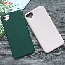 Чехол для Телефона iPhone 6 6s 7 8 плюс 5 5S SE модные яркие однотонные