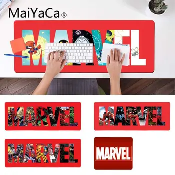 

MaiYaCa New Designs Marvel Logo Comfort Mouse Mat Gaming Mousepad Rubber Mouse Durable Desktop Mousepad
