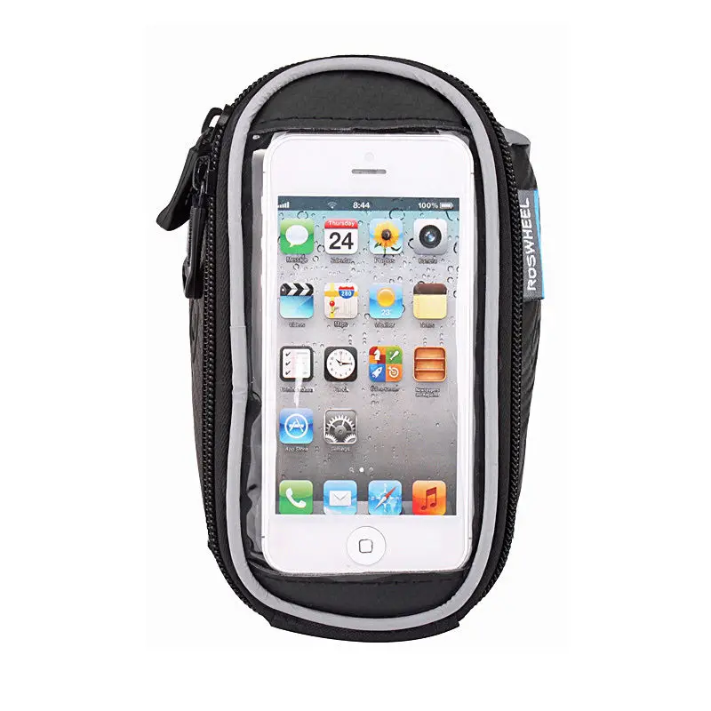Sale ROSWHEEL Bicycle Front Frame Handlebar Bag Pouch for 4.2 in/5 in/5.7 in Cellphone Bike phone bag touch screen Cycling equipment 4 Sale ROSWHEEL Bicycle Front Frame Handlebar Bag Pouch for 4.2 in/5 in/5.7 in Cellphone Bike phone bag touch screen Cycling equipment 4