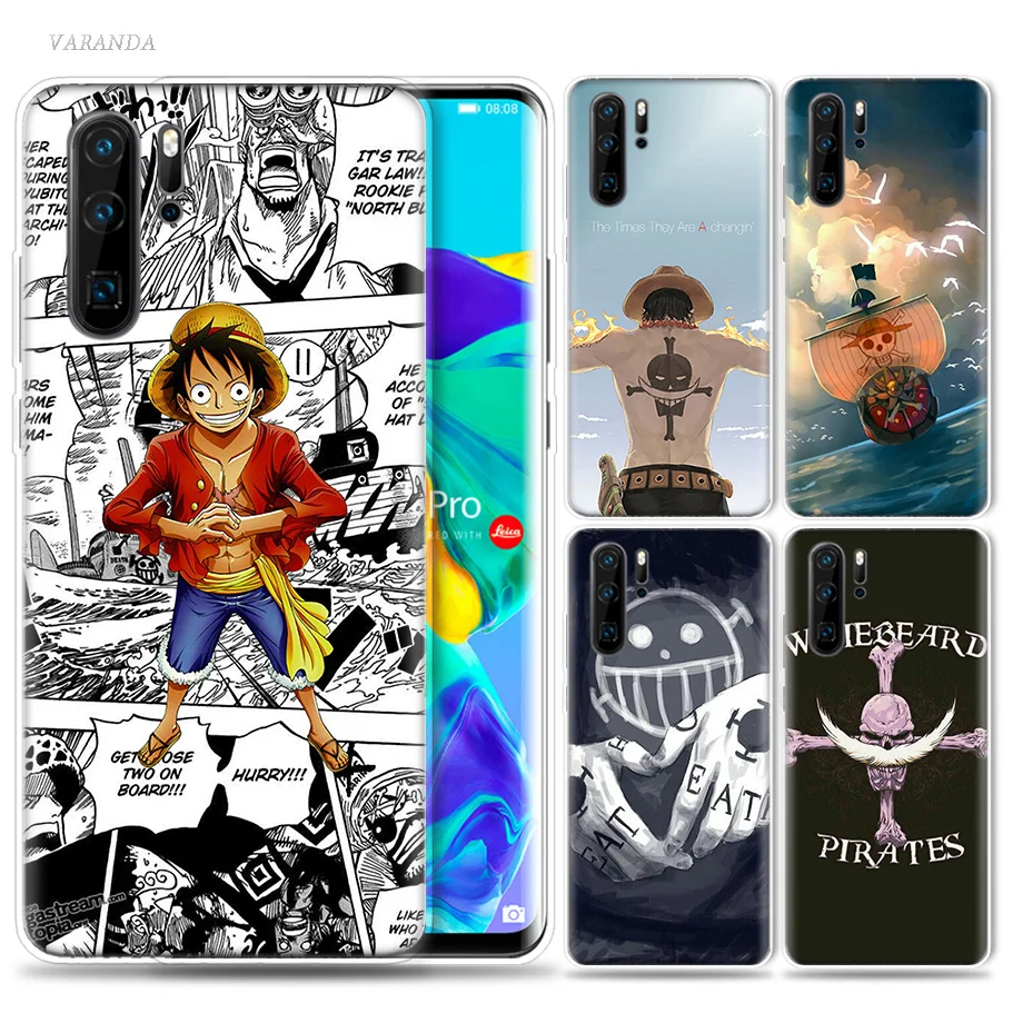

One piece Case for Huawei P20 P30 P Smart Z Plus 2019 Nova 5 5i P10 P9 Mate 10 20 lite Pro Silicone Anime Phone Bags Fundas Capa