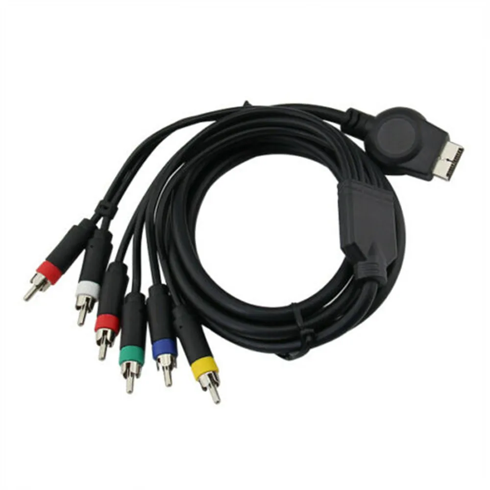 

Ruitroliker 1.8M/70ft Component Cable Premium High Resolution HDTV Audio Video AV RCA Cable for PS 2 and PS 3
