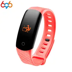 696 CB608 Bluetooth Smartband Браслет С Пульсометром мониторинг кислорода в крови шагомер водонепроницаемый браслет