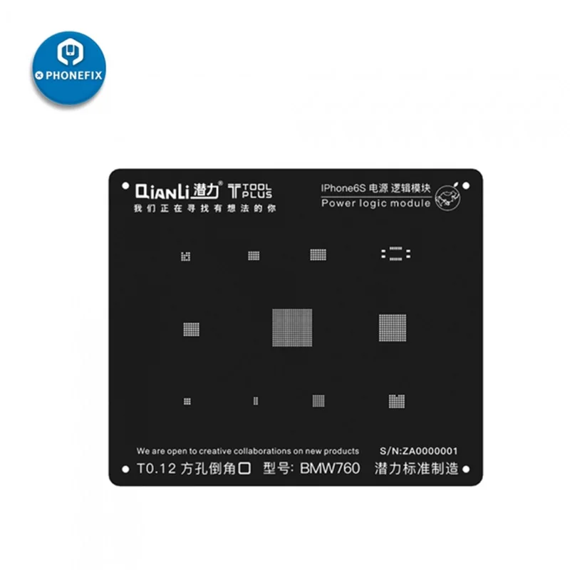 Трафареты QianLi iBlack 3D BGA для реболлинга трафареты модуля управления питанием iPhone 5 5S