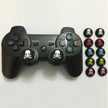 

4pcs Skull Thumb Stick Grip Caps Gamepad Joystick Cover Case For Sony PlayStation 3/4 PS3 PS4 Xbox One 360 Controller ThumbStick