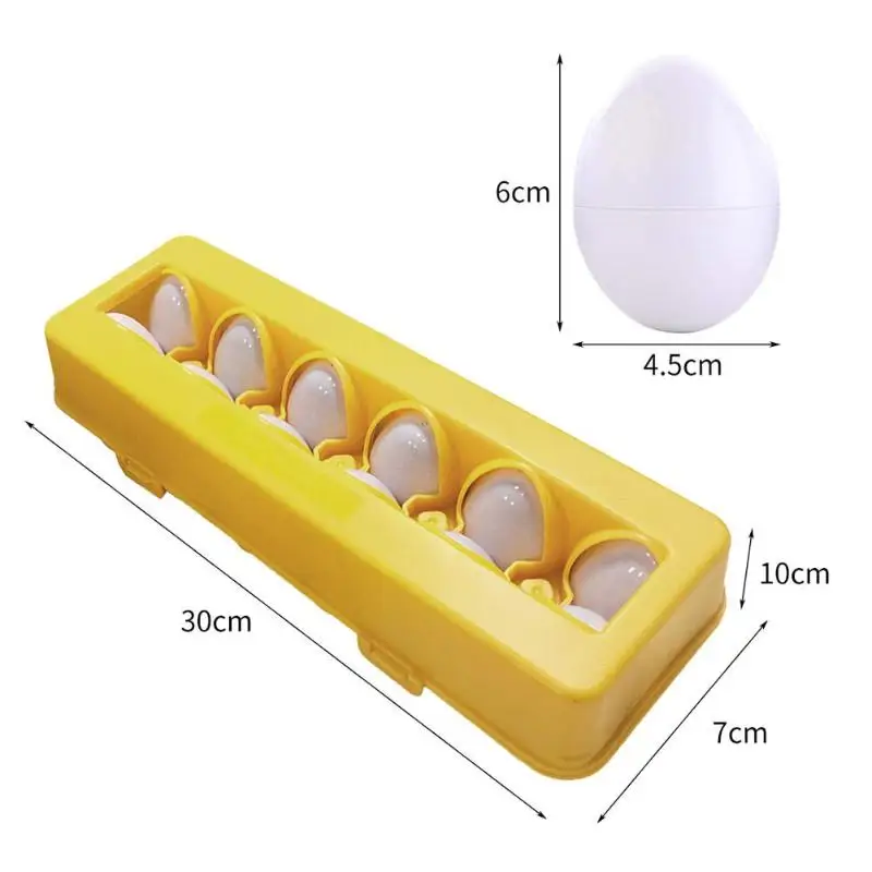 Детские развивающие игрушки цвет форма соответствующие Набор яиц для массажа дети Яйцо головоломки граф матч обучения практика подарок