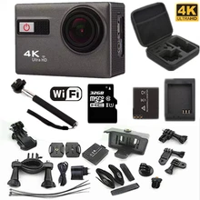 Action Camera 4K 24fps wifi 2.0″Screen 170 Angles Adjustable Extreme go pro style Sports Camera go waterproof 30m pro camera