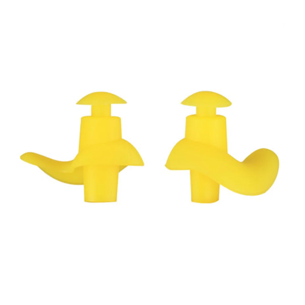 Diving Water Sports Swimming Accessories 1 Pair Soft Ear Plugs Environmental Silicone Waterproof Dust-Proof Earplugs GMN
