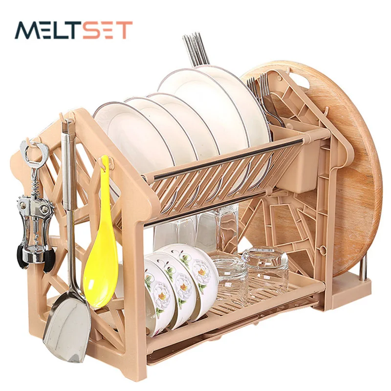 New Multi functional Plastic Tableware Storage Rack Big Capacity Bowl