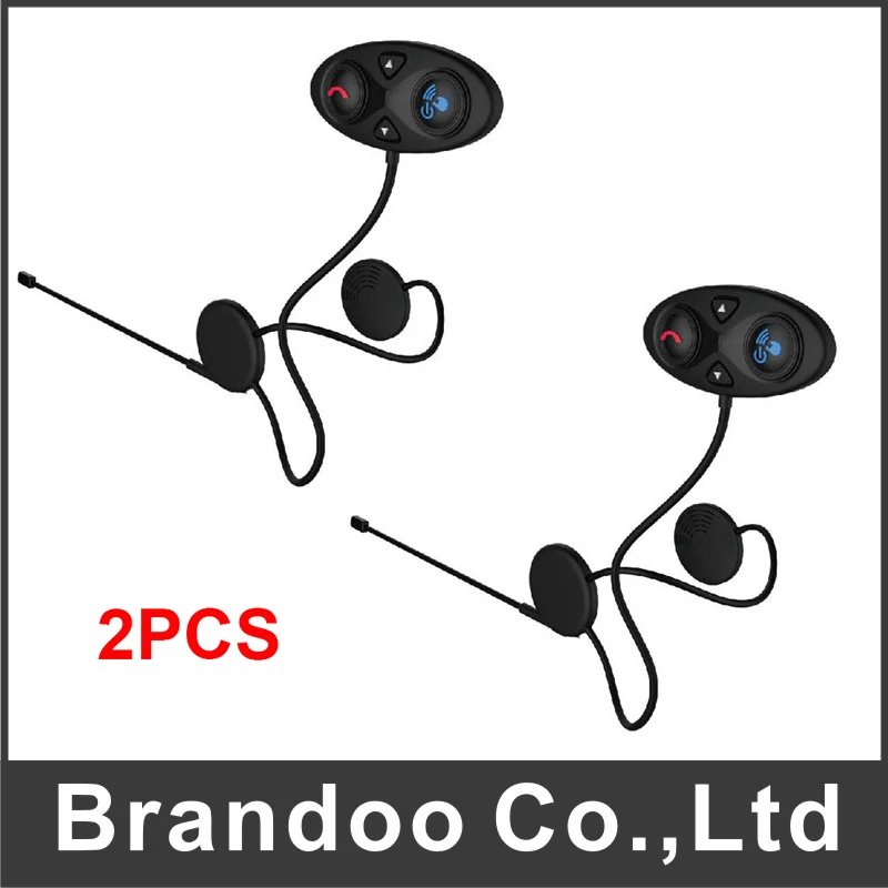

2pcs 2-way Motorcycle Motorbike Helmet Intercom Headset Communication System