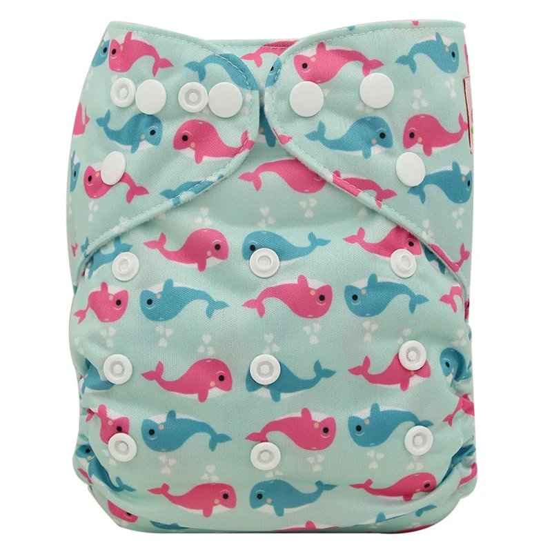 

Washable Diapers Baby Nappies Animals Cartoon Patterns Print Adjustable Baby Care Pocket Cloth Diapers Reusable One Size Fit All