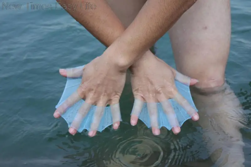 Мужские, женские, Детские Силиконовые перчатки для плавания в бассейне, для профессионального обучения, для плавания, для мужчин, женщин, детей