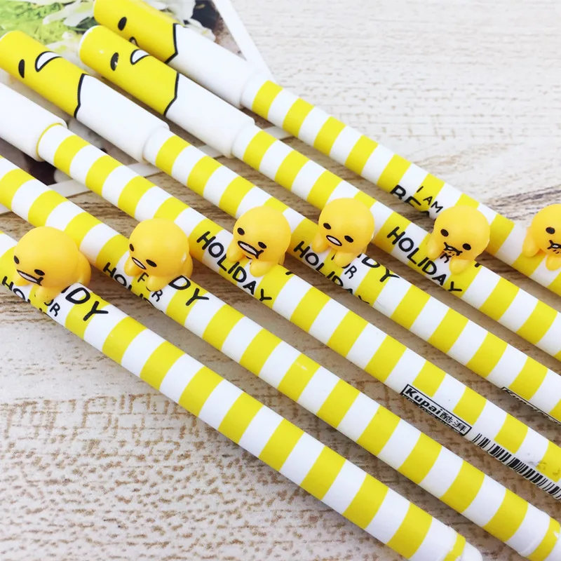 

(1pcs/sell) Lazy Egg Is Gel Pen Set Key Kawaii School Supplies Office Stationary Photo Album Kawaii Pens School Stationery