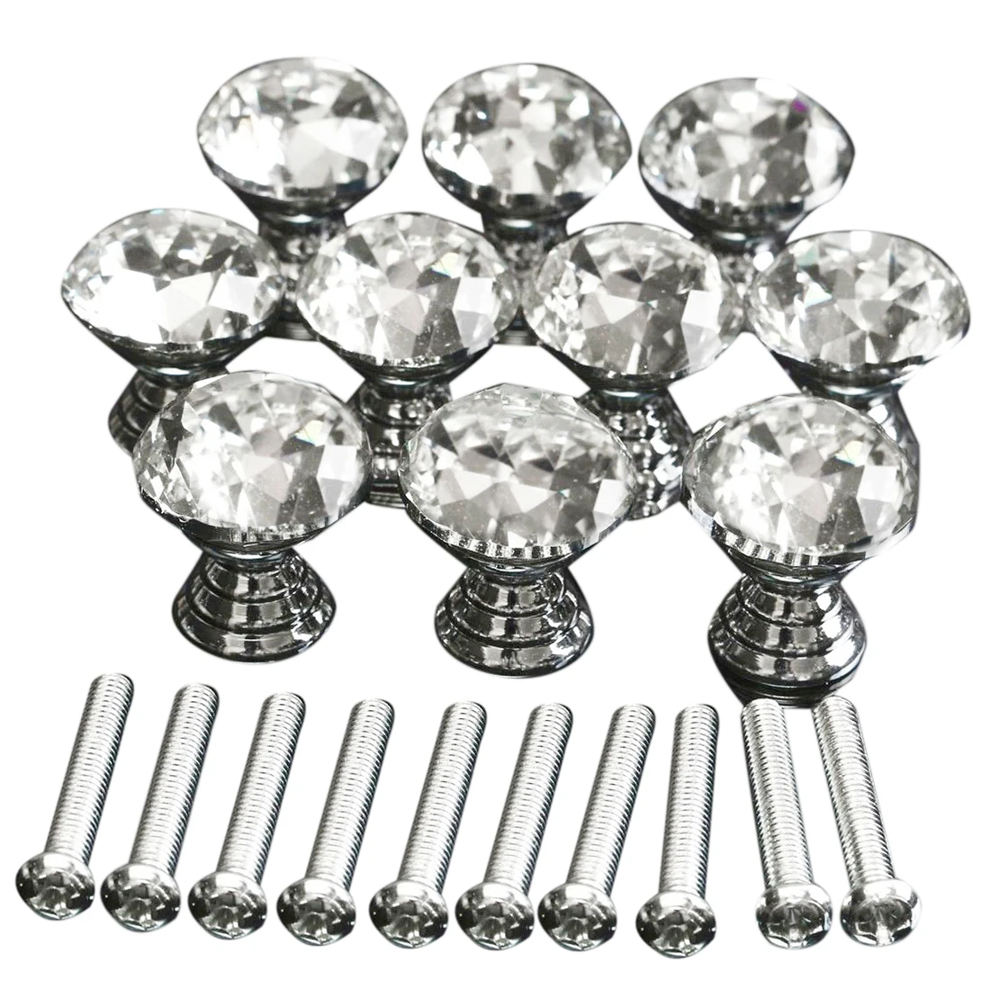 

New 10x Furniture Knobs Door Cabinet Drawers Kitchen Handle Decor