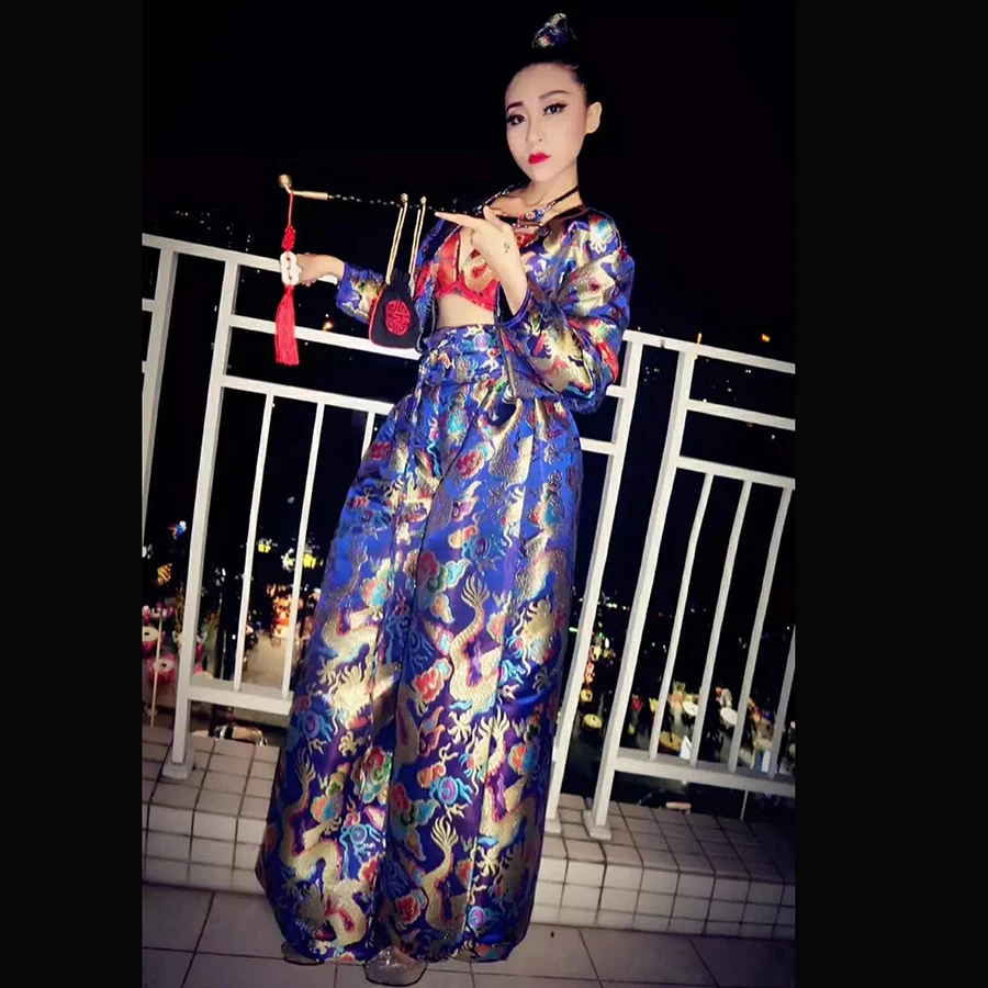 Brand Female Singer Stage Costume Women Jacket Dance Wear DJ DS JAZZ