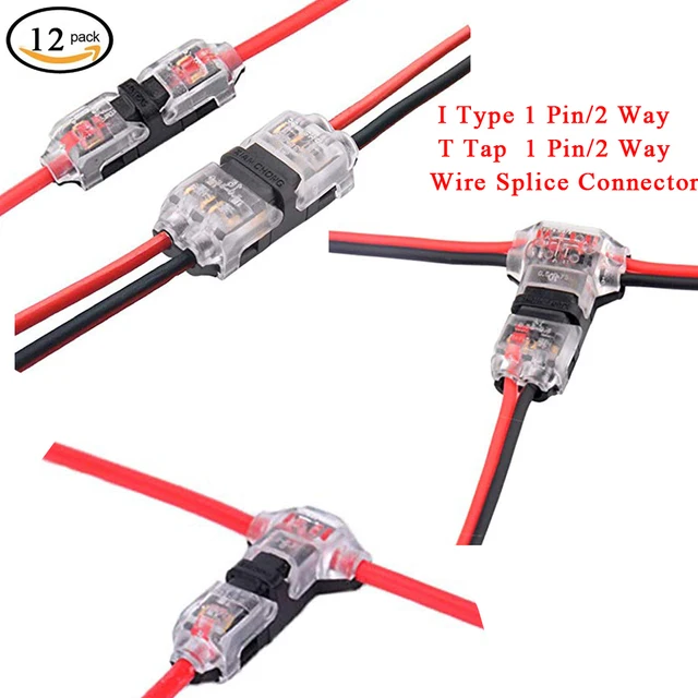 Wire Splice Connectors Set Low Voltage I Tap T Tap 1 Pin Quick