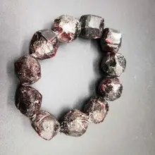 Натуральный красный гранат кристалл драгоценный камень грубый камень образец минерала лечебные браслеты