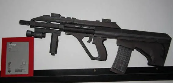 CS Steyr Aug-a3 3D бумажная модель ручной работы незапутанные игрушки