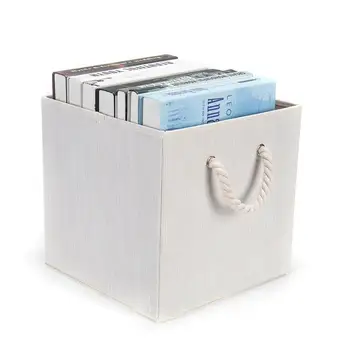 

1 pc 13inch Cloth Storage Bins Sundries Organizer Toys Holder Laundry Hamper Household Supplies Books Container