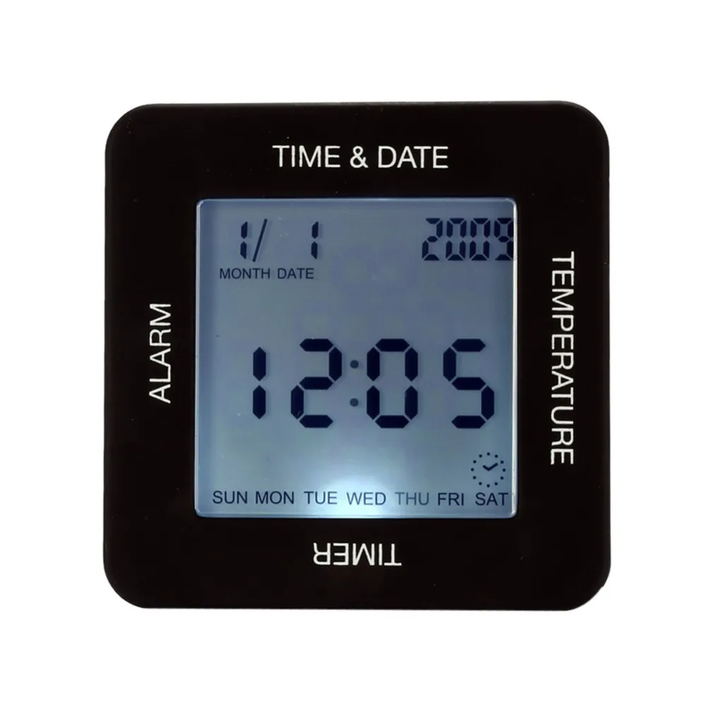 

Fashion Creative Rotation Sensing Calendar Digital Alarm Clock with Timer Alarm Time Calendar and Temperature Best Price