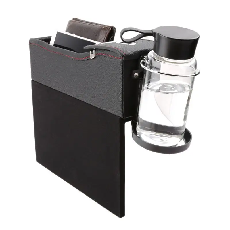 

Car Seat Crevice Storage Box With Gap Pocket Cup Holder Phone Case Coin Box Car Accessory M77
