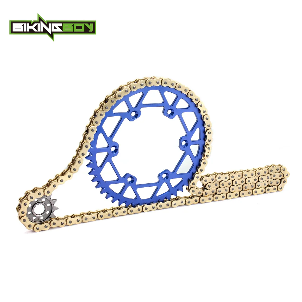 

BIKINGBOY Front 13T Rear 48T-52T Sprockets 520 Chain Full Set for Yamaha YZ 125 05-16 WR250F 01-16 YZ-F 250 YZ 250 F 2001-2016