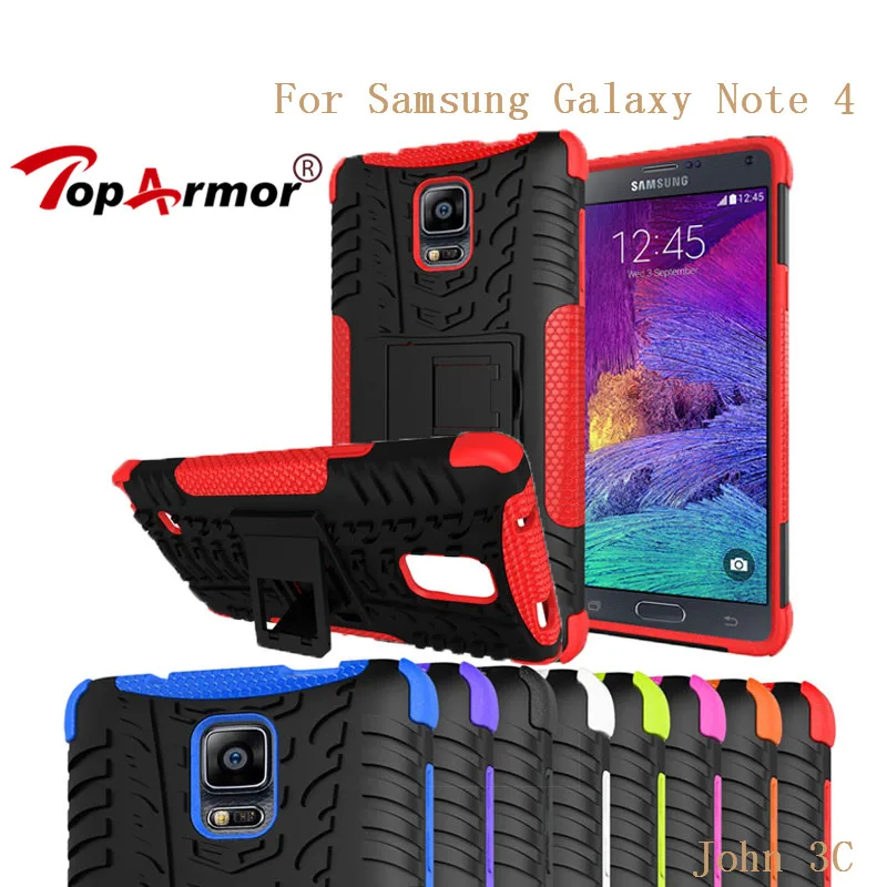 Чехол toparmor для Samsung Galaxy Note 4 чехол из поликарбоната + ТПУ ударопрочный Note4 N9100