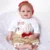 22 Polegada Amante Silicone Bebês Reborn Bonecas com Bebê Recém-nascido roupas de Bebe de Silicone Boneca Roupas SB5586 Brinquedos Dos Miúdos Casamento presente