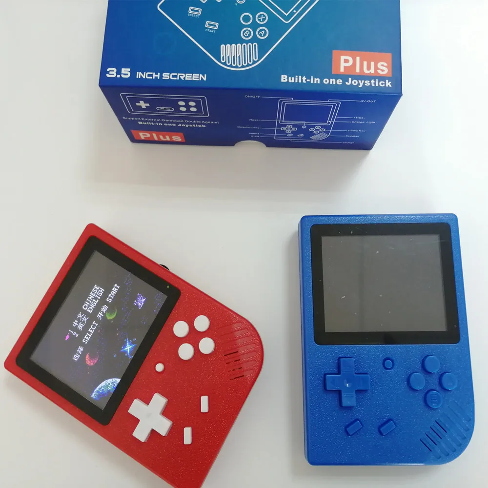 

Retro Portable Handheld Game Console 3.5 Inch Color LCD Game Player Built-in 600 games gifts for kids