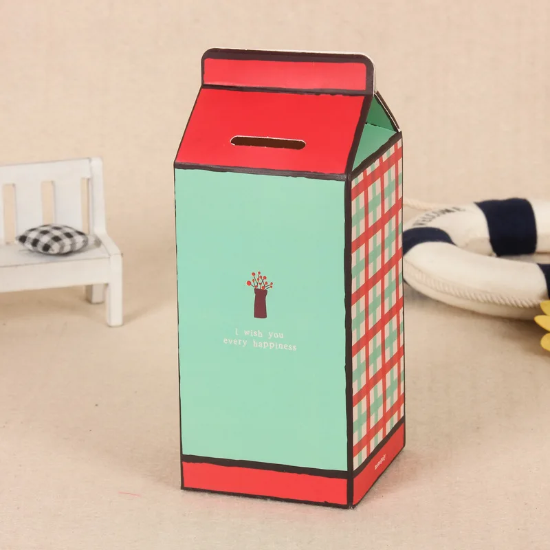 CFen A's DIY копилка, молочный ящик форма экономии электроэнергии коробка/хранения монет коробка, 1 шт