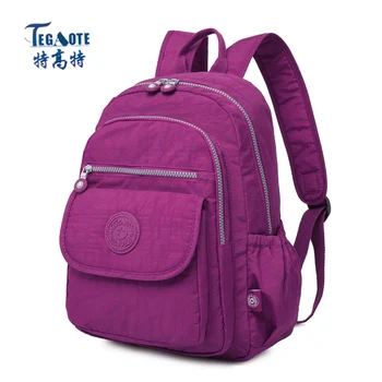 

TEGAOTE 2019 Small Backpack for Teenage Girls Newest Backpacks Mochila Feminina Escolar Casual Kipled Nylon Mini Women Bagpack