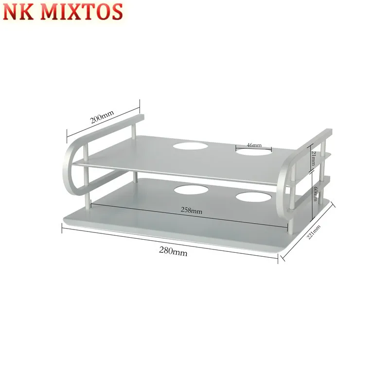 Nk mixtos مزدوجة الطبقات تعيين كبار مربع التلفزيون ألعاب التحكم عن الوقوف الجرف قوس قوس منظم أداة أجزاء