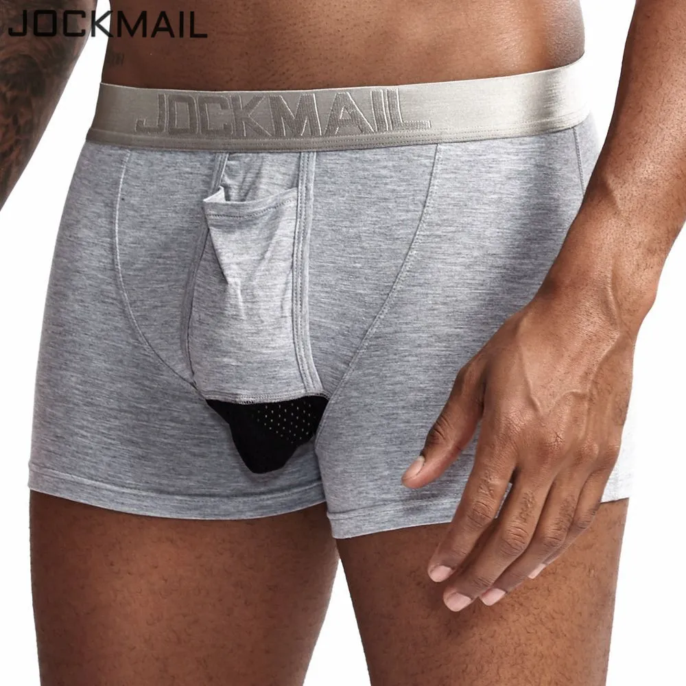 JOCKMAIL, модальное мягкое сексуальное мужское нижнее белье, боксерские шорты, Мошонка, уход за мошонкой, Капсульная функция, молодежное здоровье, Сеульское Выпуклое разделение, боксеры для геев