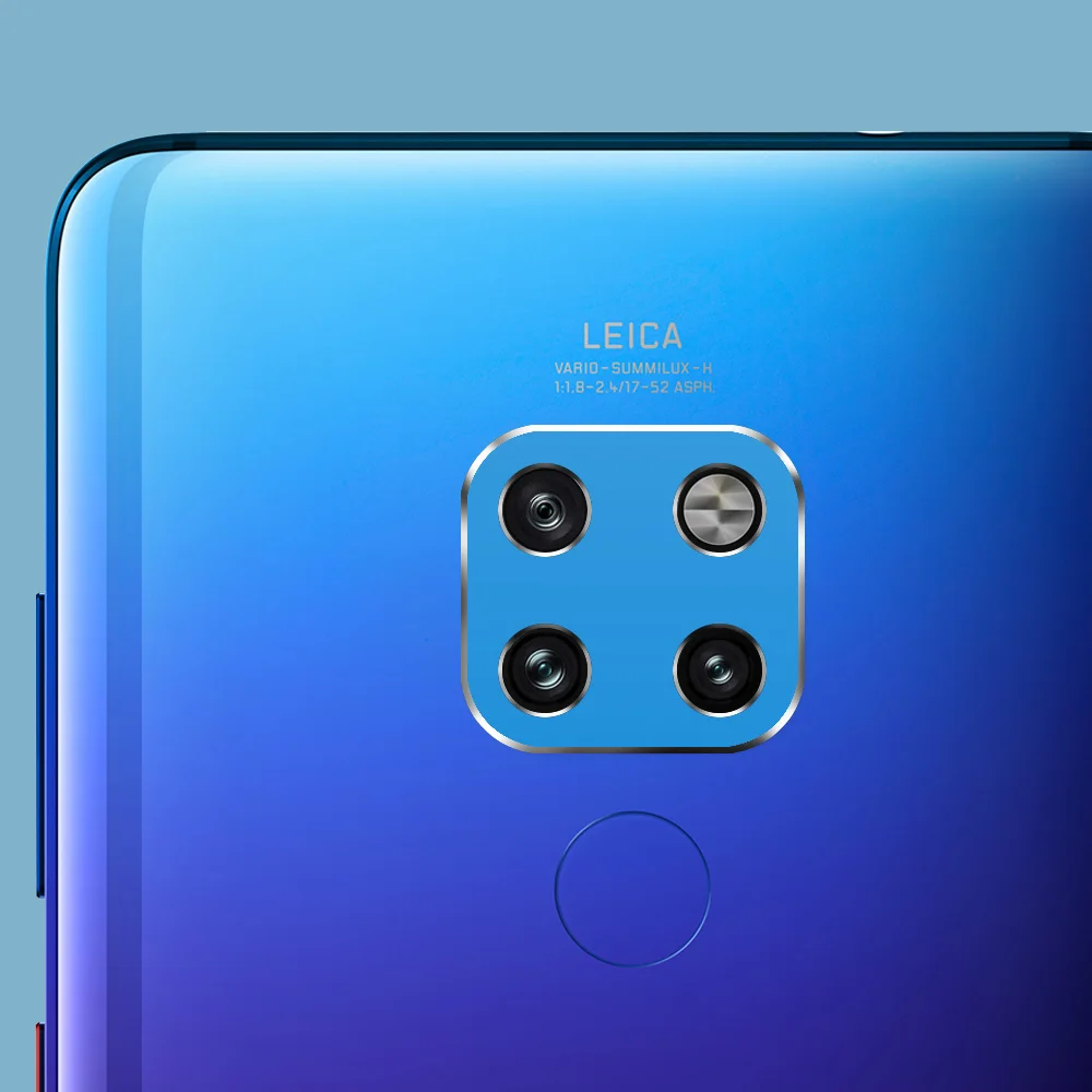 NYFundas для huawei mate 20 pro x задний тыловой объектив камеры Кольцо протектор для huawei mate 20 X камера защитное кольцо - Цвет: Light blue