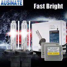 0,1 секунд Быстрый Яркий H1 ксенон F3 AC12V 35 Вт ксеноновые лампы hid комплект H3 H1 H4 H7 H11 9005 9006 881 HID ксеноновый светильник 4300k 5000k 6000k