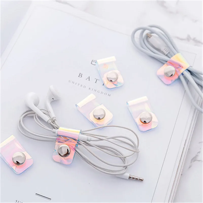 

3.6*2cm Cable Organizer Bobbin Winder Wire Protector Cord Management Marker Cable Wire Organizer For Earphone USB