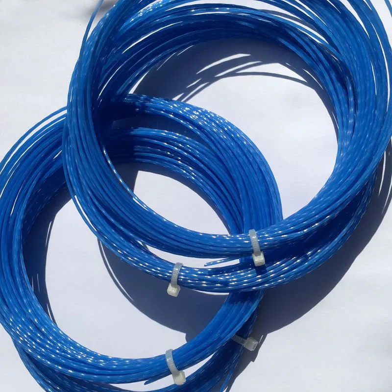 

1 pc ZARSIA NEW Blue color Hexaspin twister polyester tennis string 1.23mm tennis rackets string (black/red)