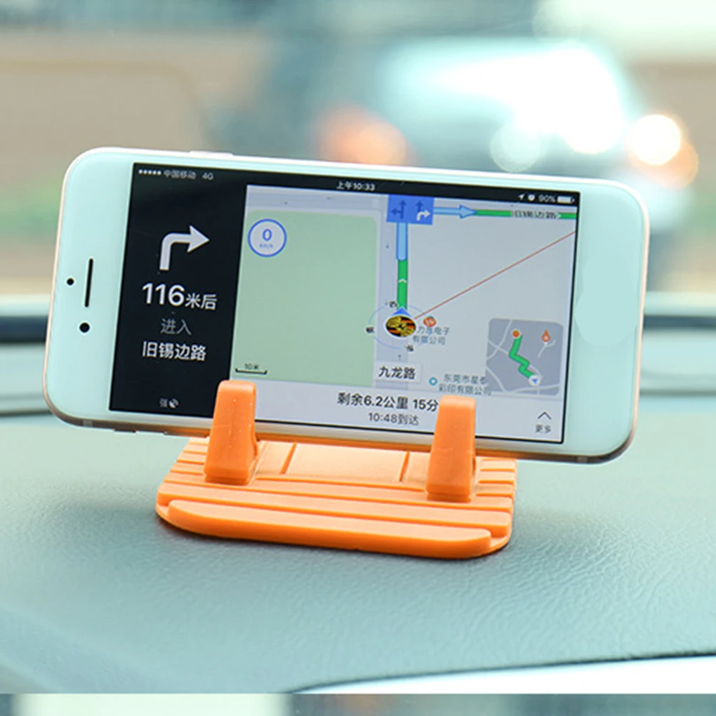 Автомобильный телефон gps Противоскользящий коврик для приборной панели подставка-держатель на рабочий стол кронштейн Hands-Free держатель для сотового телефона