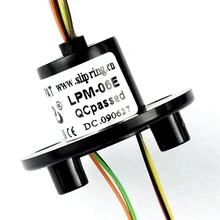 360 градусов непрерывное вращение миниатюрное скользящее кольцо 2А на провод гладкое беговое для электрическое испытательное оборудование