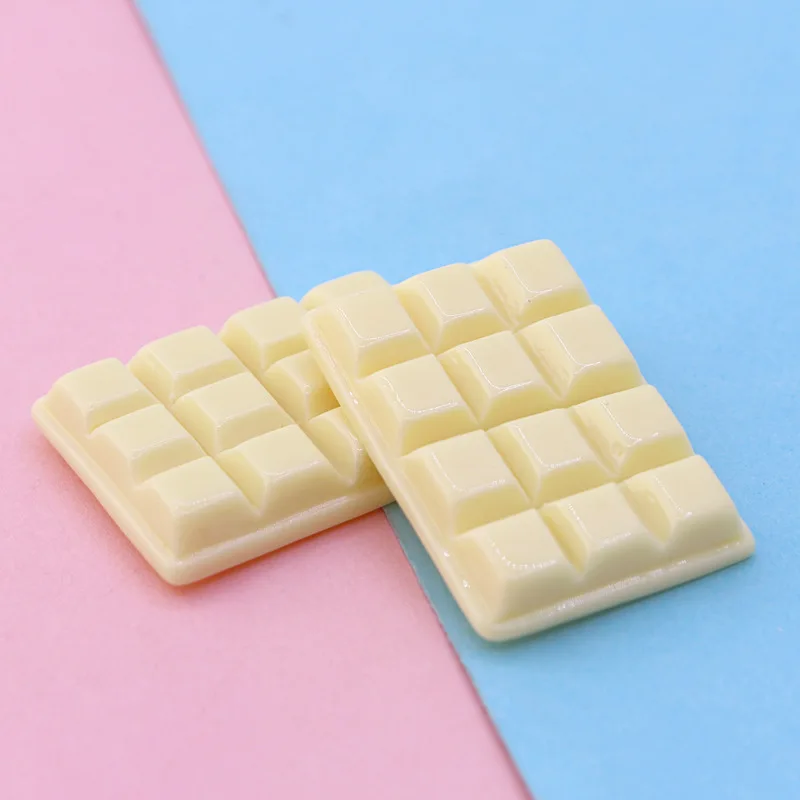 Yellow 6 Pieces 6 шт. милый мини-моделирование шоколадный кукольный домик миниатюрная еда для украшения кухни - Цвет: Yellow 6 Pieces