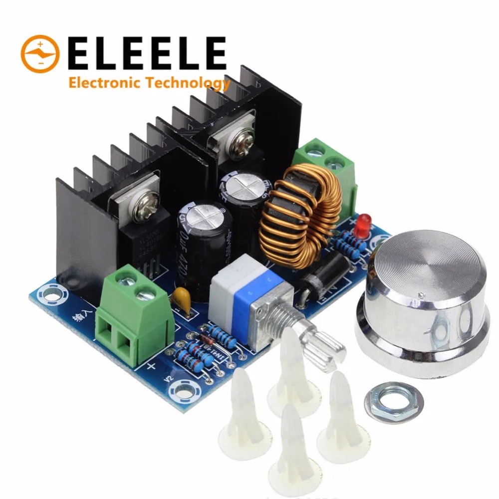 

XH-M401 DC-DC Step Down Buck Converter Power Supply Module XL4016E1 PWM Adjustable 4-40V To 1.25-36V Step Down Board 8A 200W P35