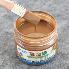 100 г кофе на водной основе Краска Лак для мебели, стола, стены, железные и деревянные двери, заборы, рукоделие, краска ing бесплатно кисти и перчатки