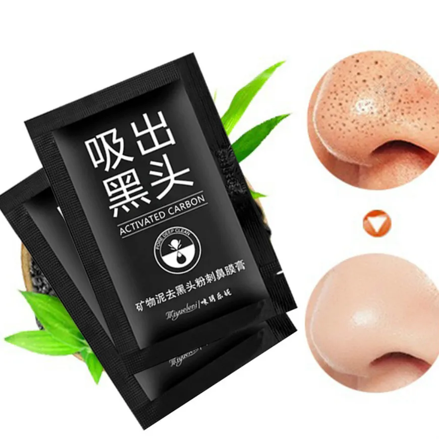 

2019 New Bamboo Charcoal Blackhead Remove Facial Masks Deep Cleansing Purifying Peel Off Black Nud Facail Face Masks