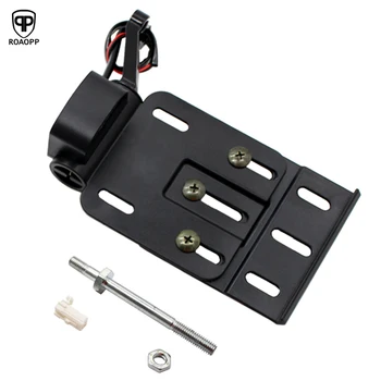 

ROAOPP Motorcycle Telescopic Folding LED Light Side Mount License Plate Holder For Harley Dyna Sportster 883 1200 XL 2004-2016