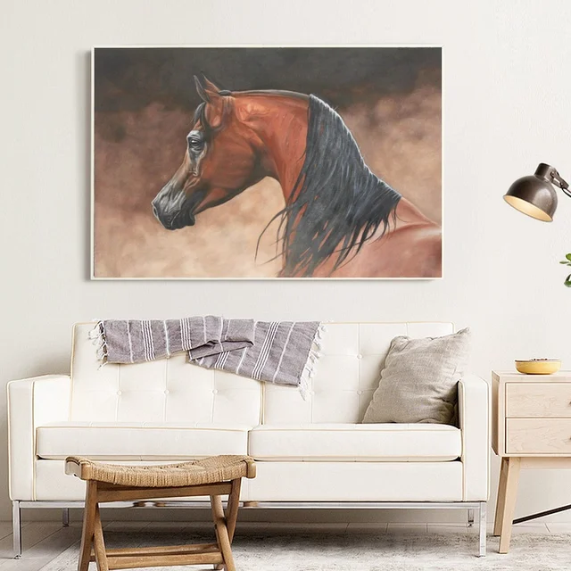 Horse Wall Art Canvas Posters and Prints Painting Wall Pictures for