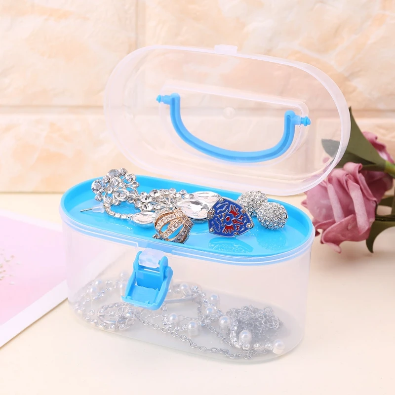 

Plastic Box Storage Box Organizer Double Layer Cosmetic First Aid Emergency Medicine Sewing Tools Kit Plastic Container